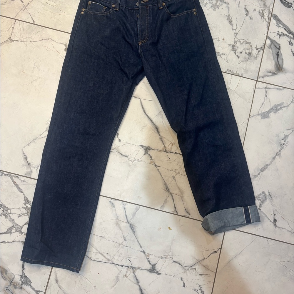 L.L. Bean Men's Selvedge Straight Jeans 36x34